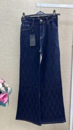 Ghisa Taşlı Likralı Kot Pantolon