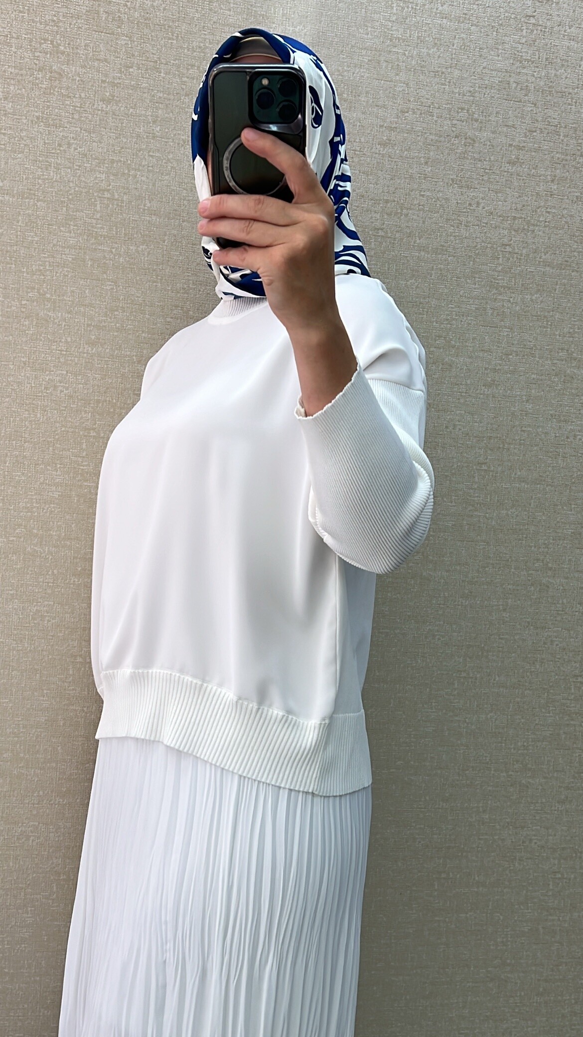 Ghisa Trikolu Krep Tunik