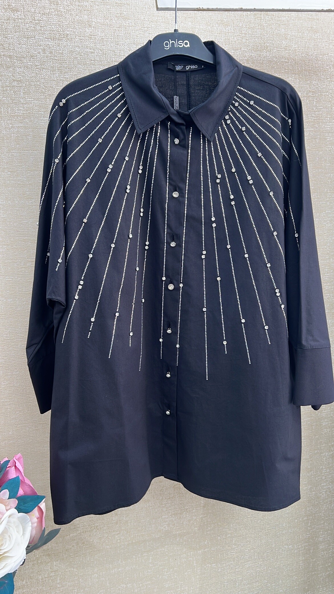 Ghisa Taşlı Gömlek