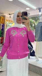 Ghisa Taşlı Hırka