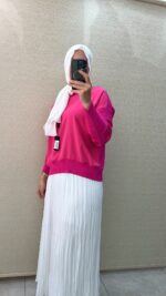 Ghisa Trikolu Krep Tunik