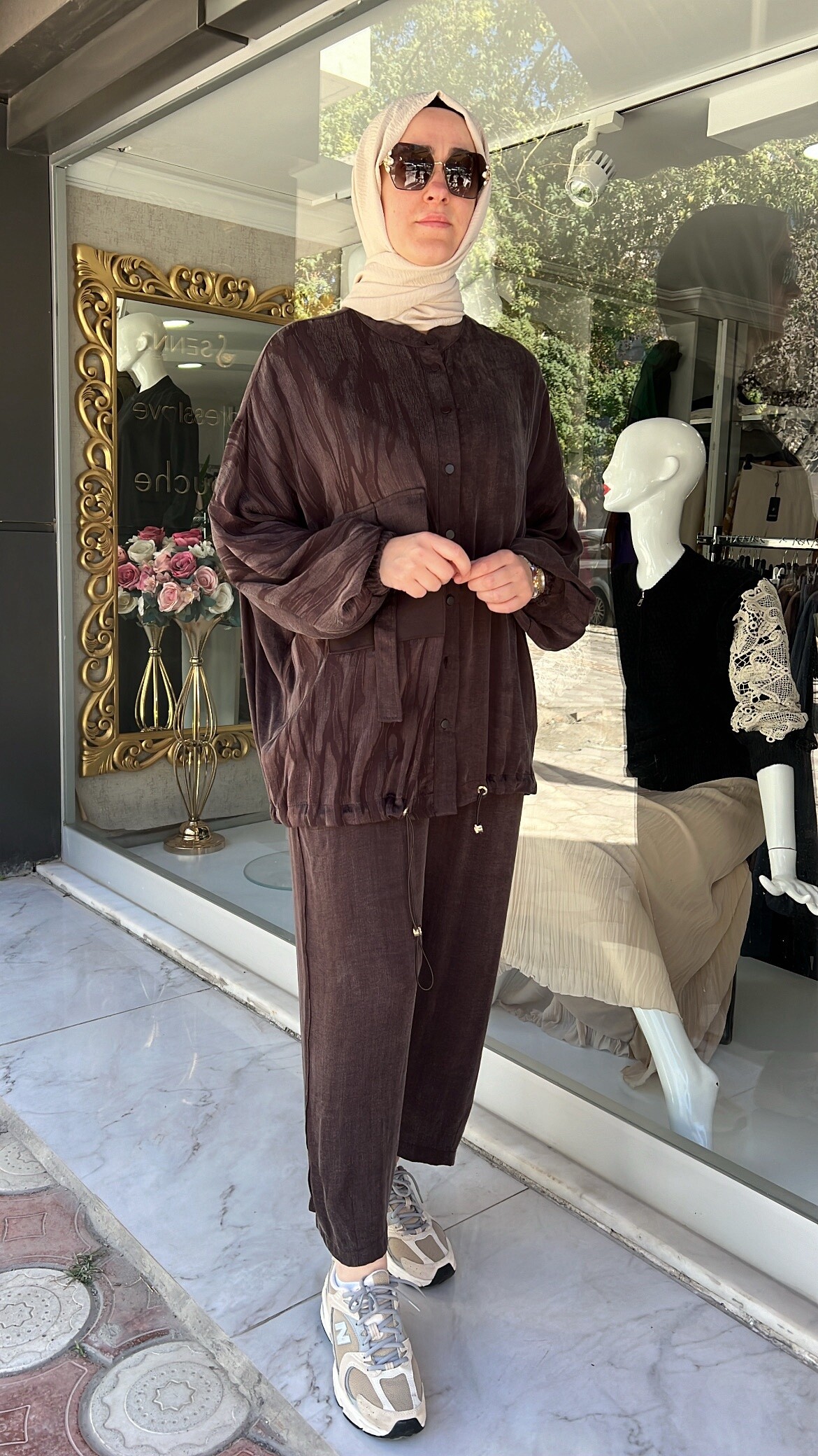 Ghisa Kupra İpek Takım