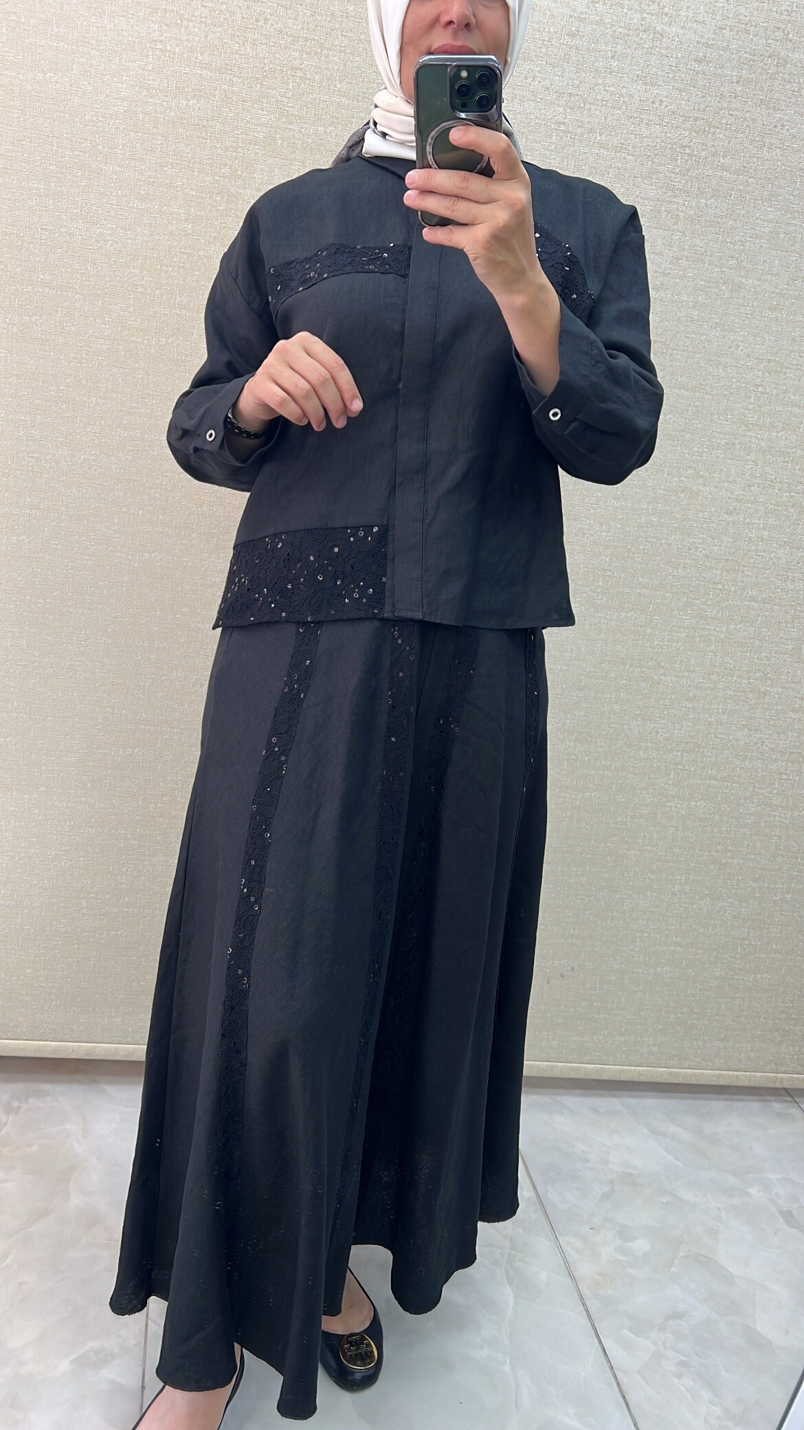 Ghisa Etekli Keten Takım