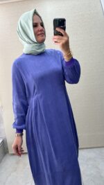 İnvee Kupra İpek Elbise