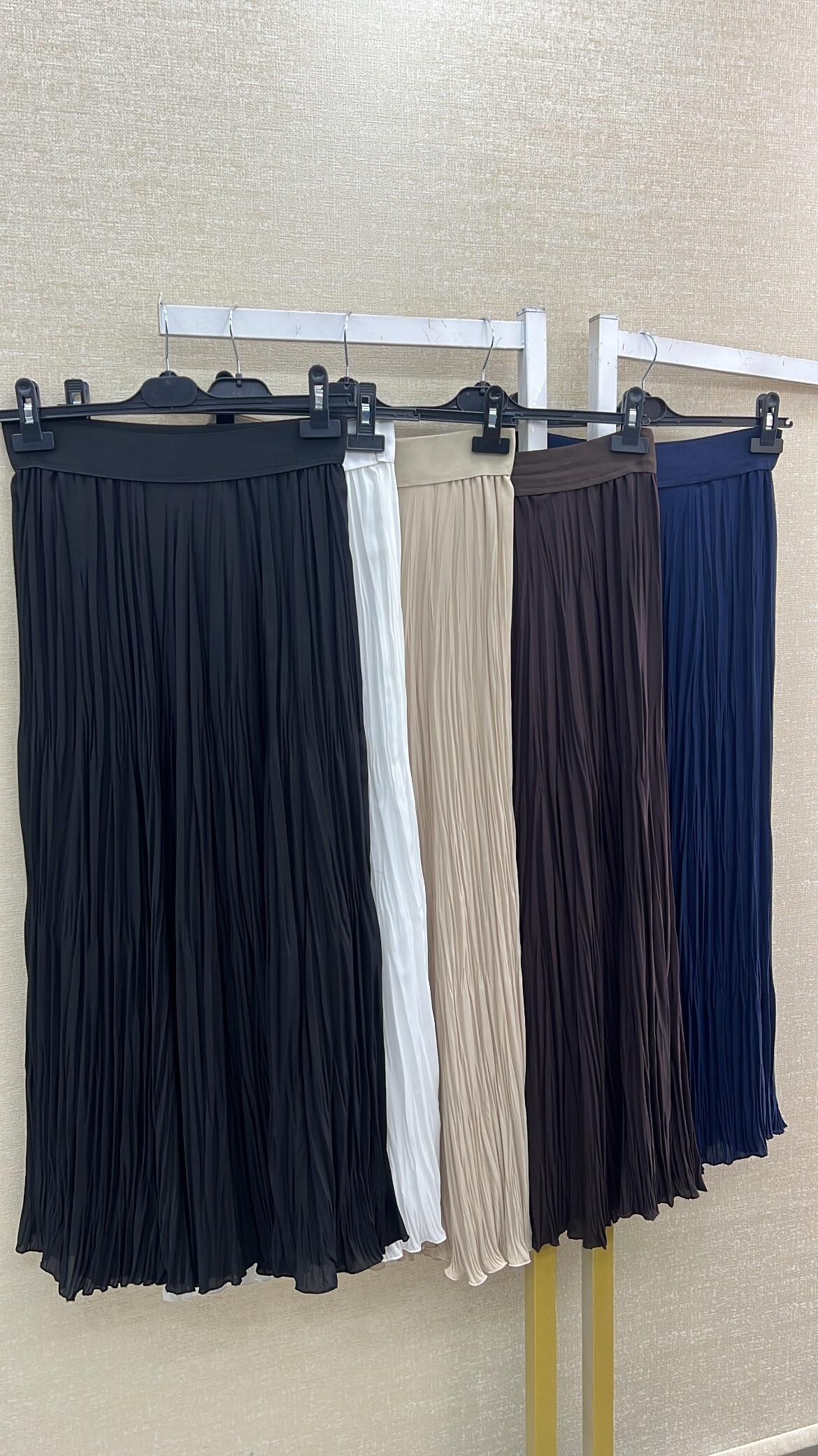 Sentez Şifon Kırıştırma Etek