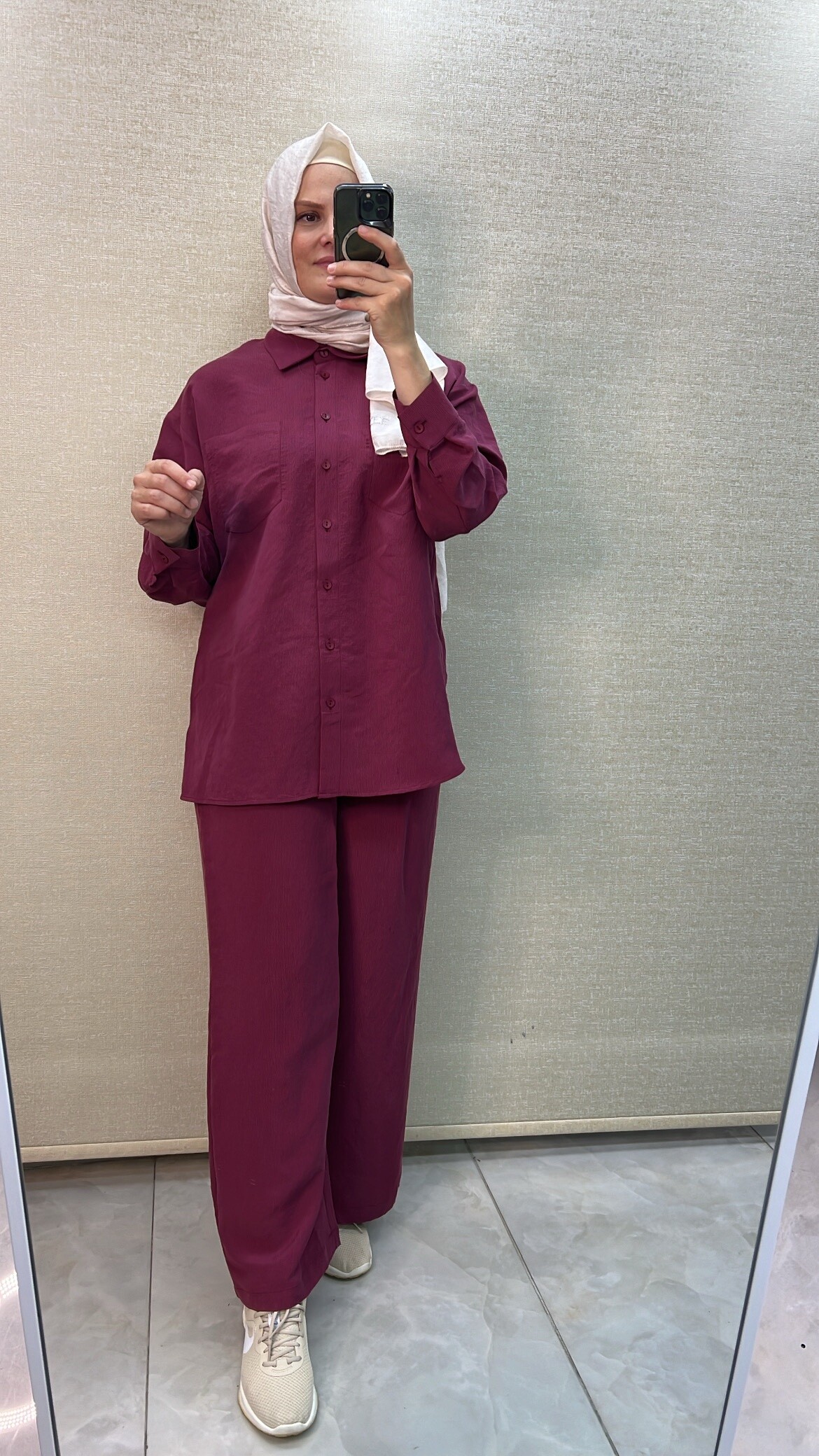 Nuss Keten Pantalonlu Takım