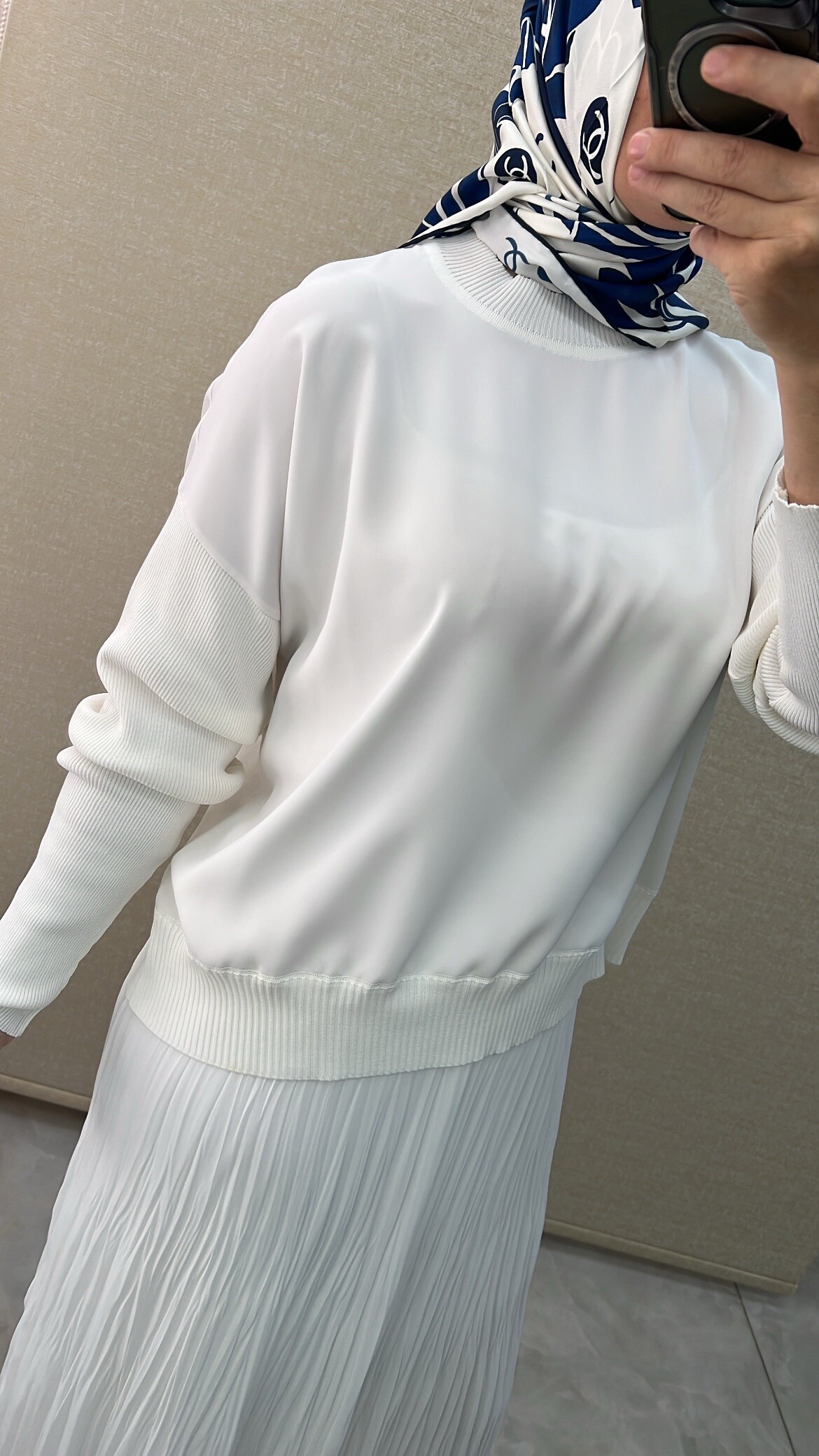 Ghisa Trikolu Krep Tunik