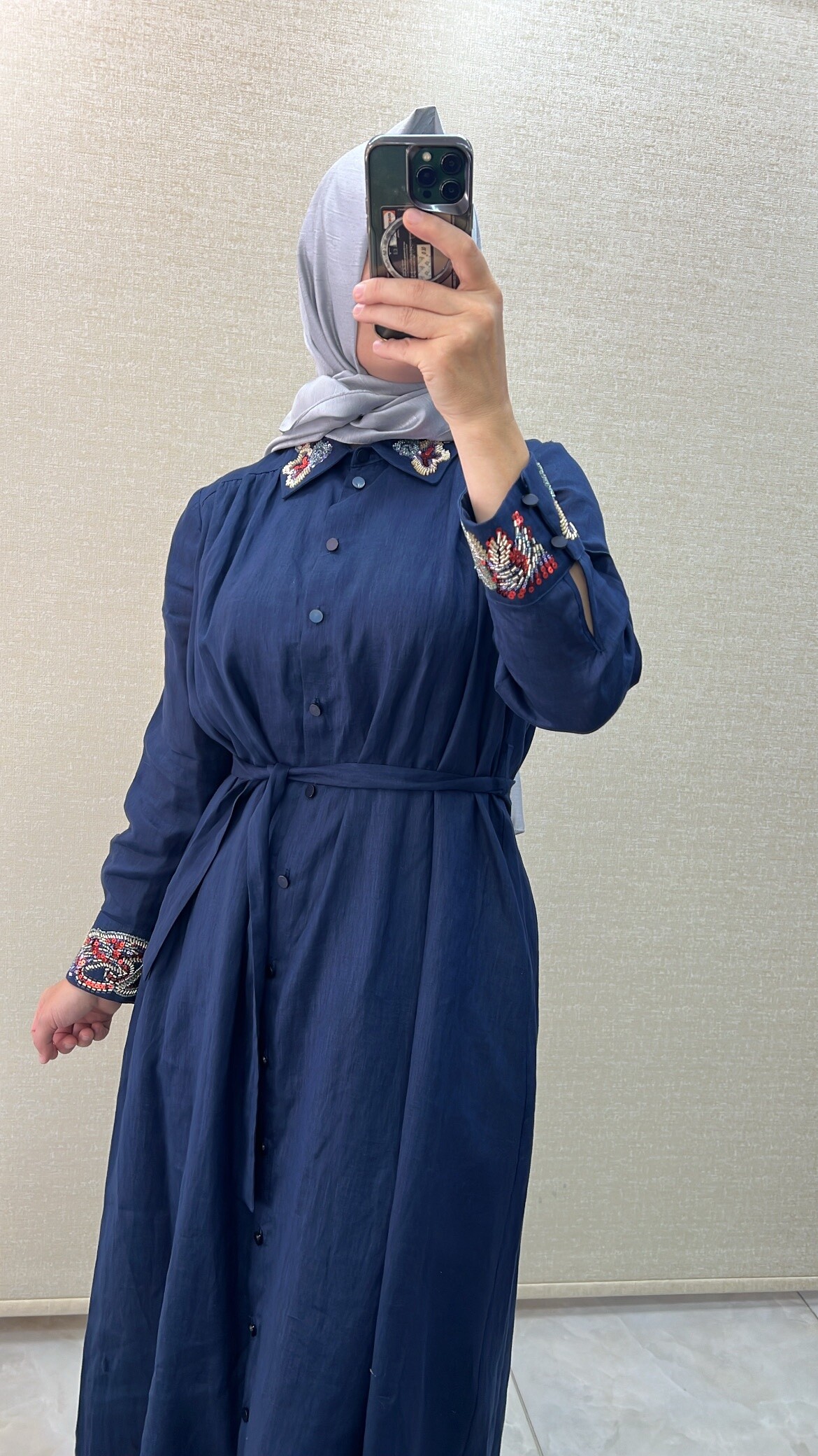 Ghisa Keten Şık Elbise