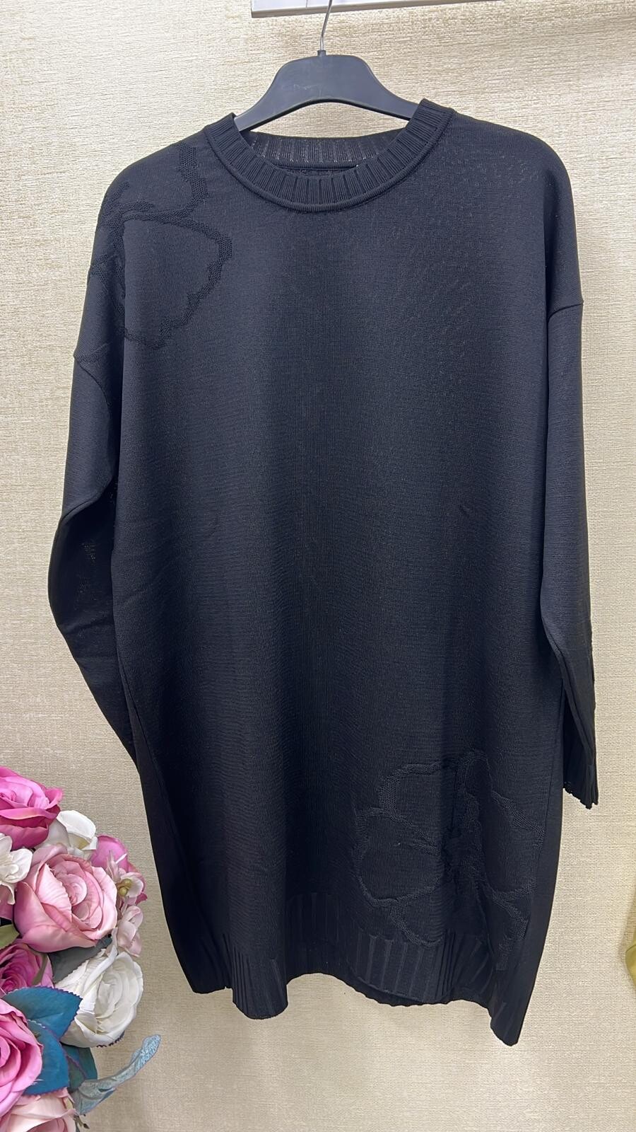 Çiçekli Merserize Tunik