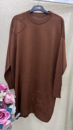 Çiçekli Merserize Tunik