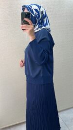 Ghisa Trikolu Krep Tunik