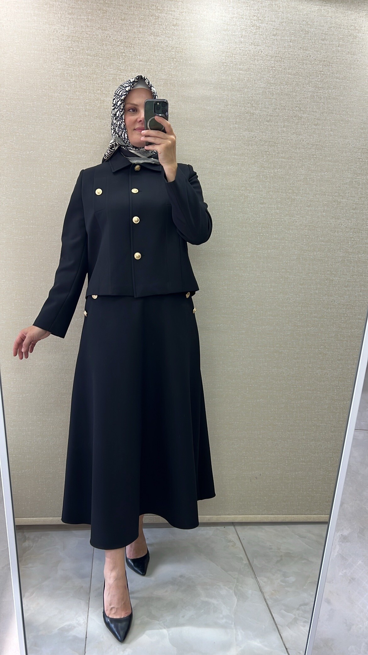 Ghisa etek ceket takım