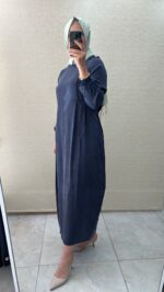 İnvee Kupra İpek Elbise