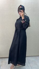 Ghisa Keten Şık Elbise