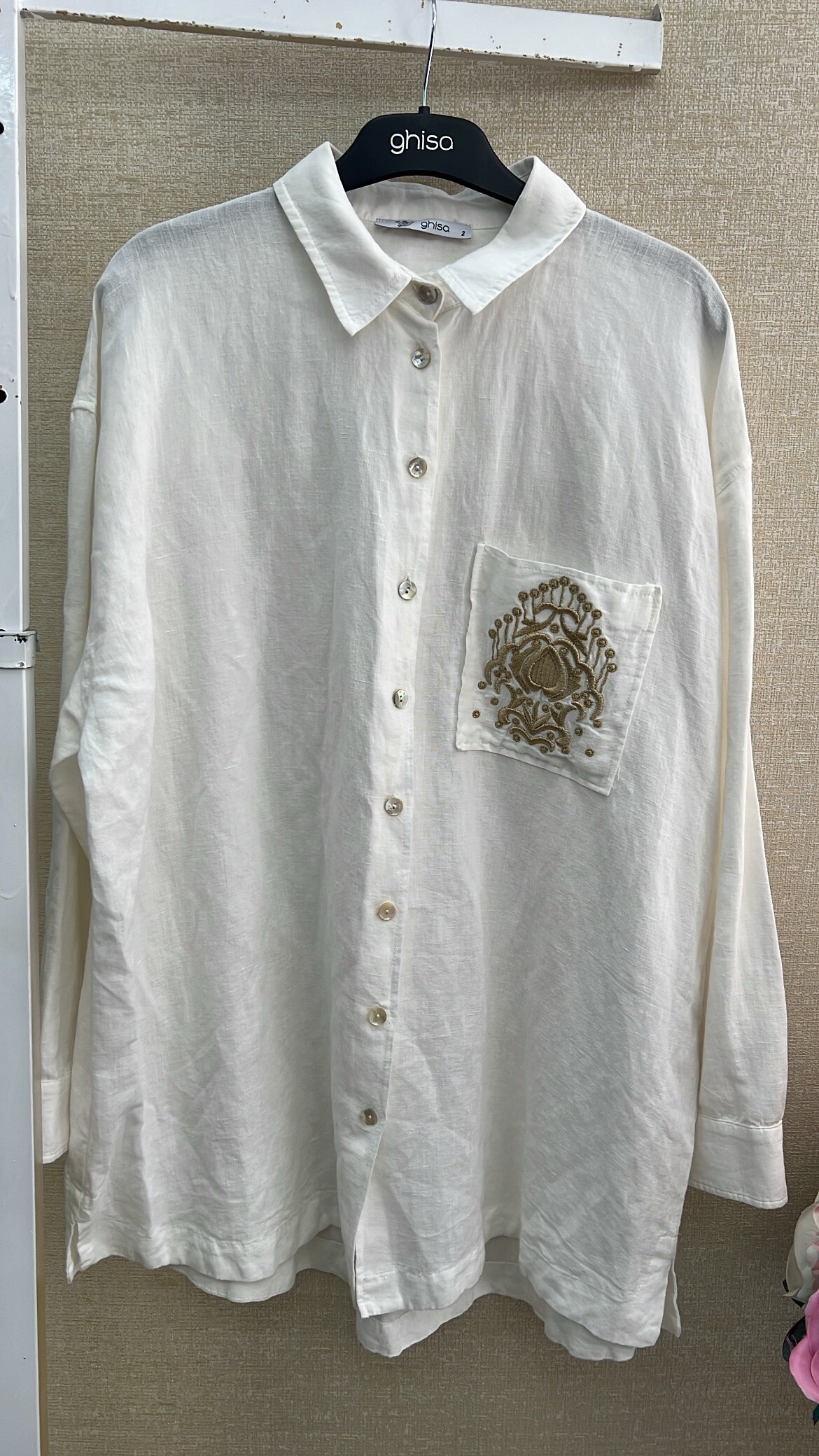 Ghisa Keten Gömlek