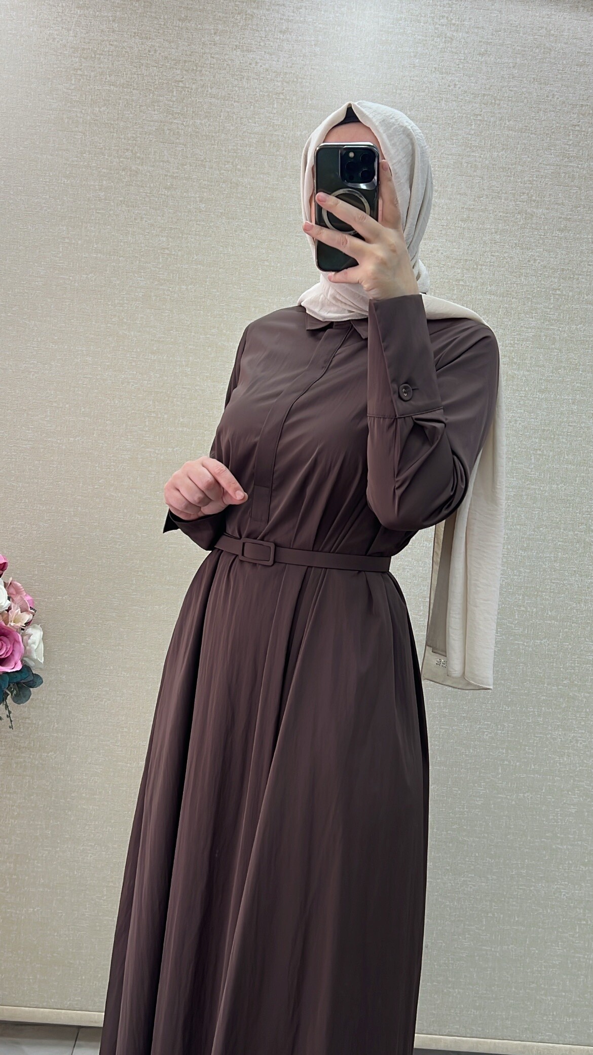 Terzidükkanı paraşüt kumaş elbise