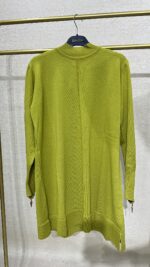 Kol fermuarlı Merserize tunik