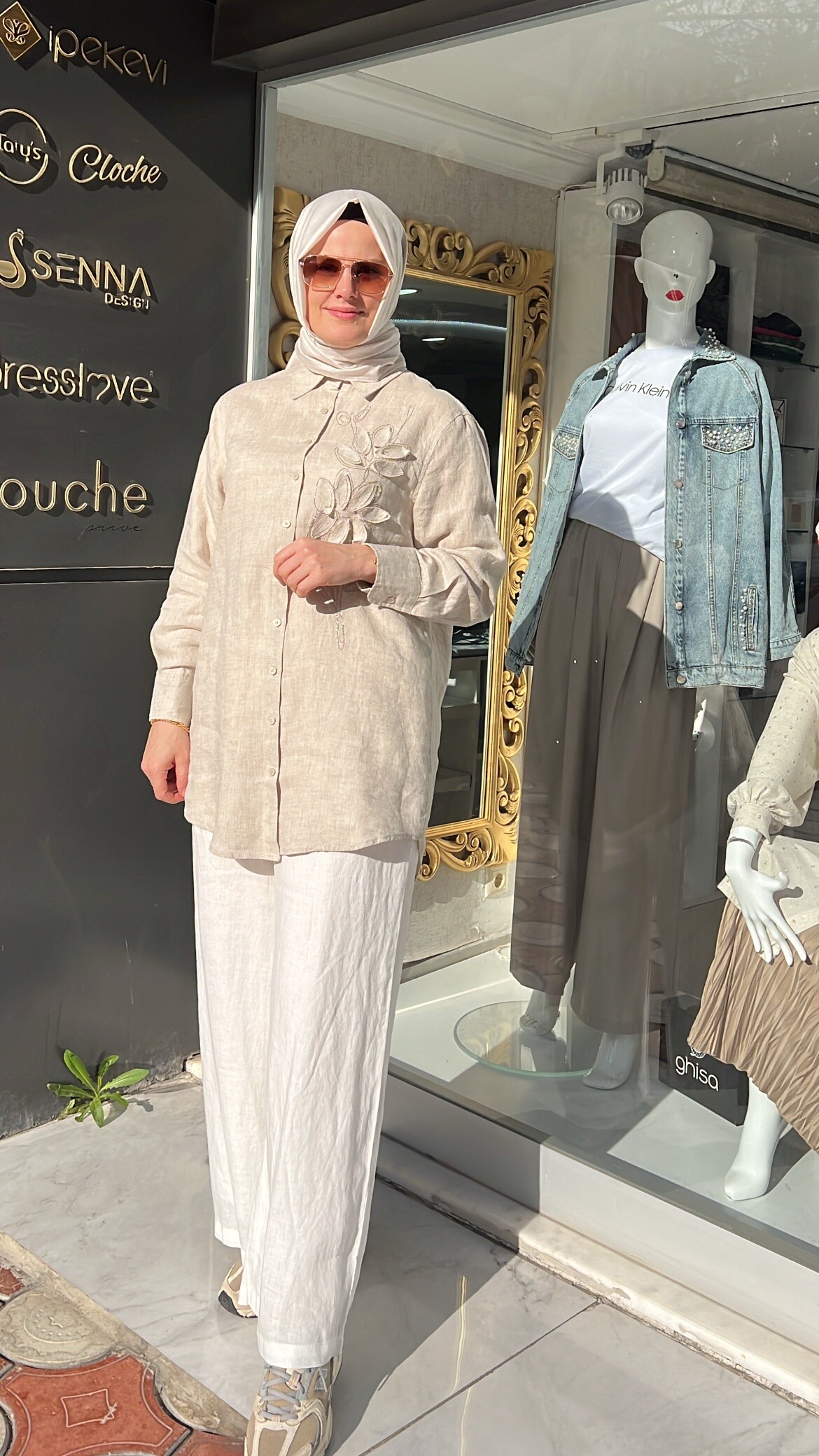 Fuat gürşen keten gömlek