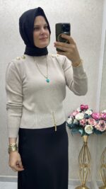 ‹ › Ghisa Vatkalı Kısa Tunik