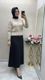 ‹ › Ghisa Vatkalı Kısa Tunik