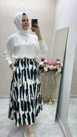 Seztez zebra desen  etek