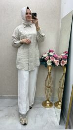 Fuat gürşen keten gömlek