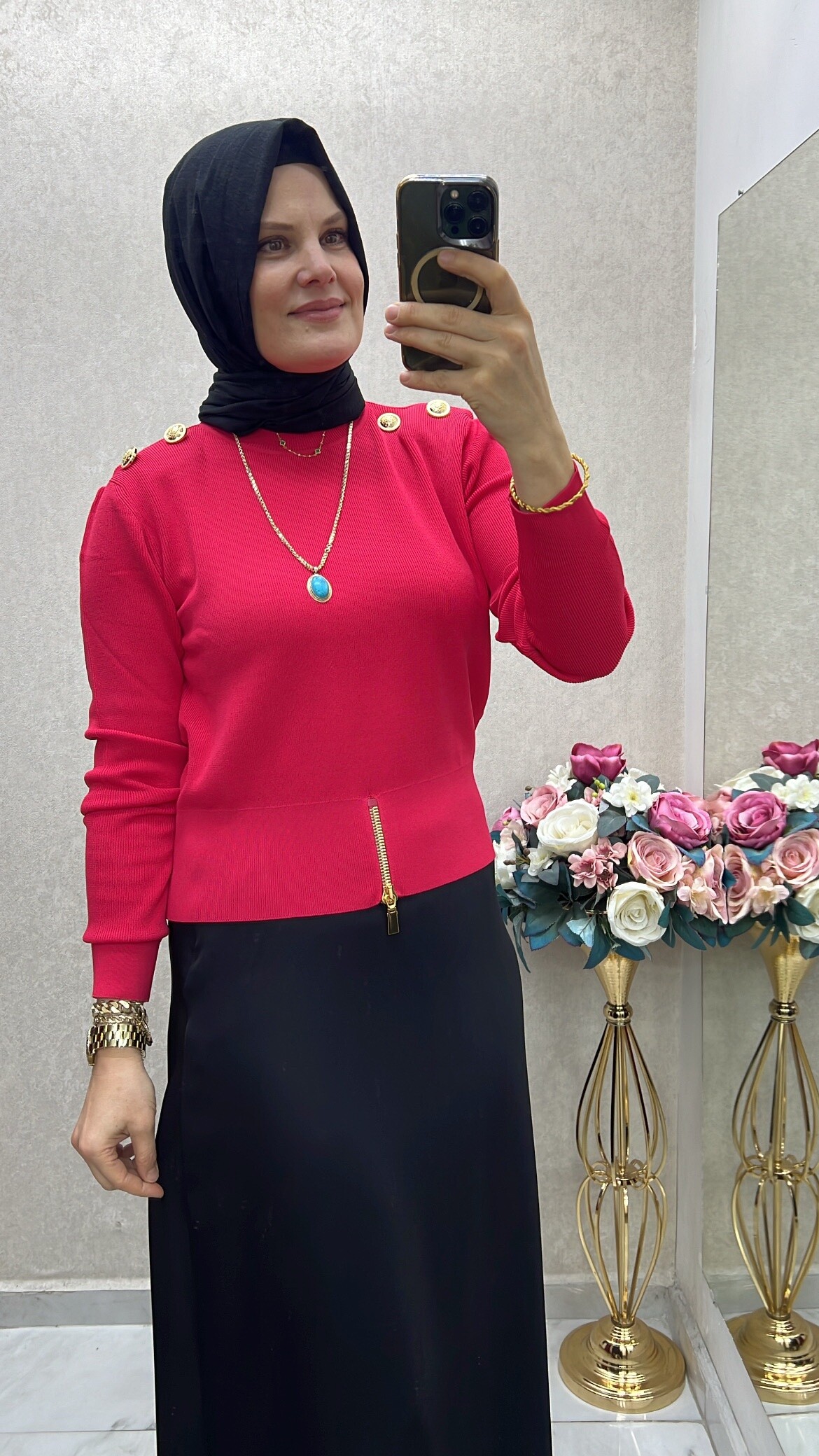 ‹ › Ghisa Vatkalı Kısa Tunik