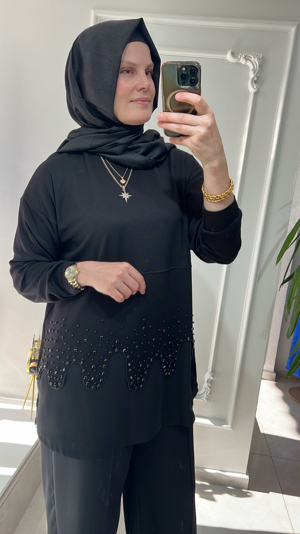 Fuat gürşen taşlı tunik