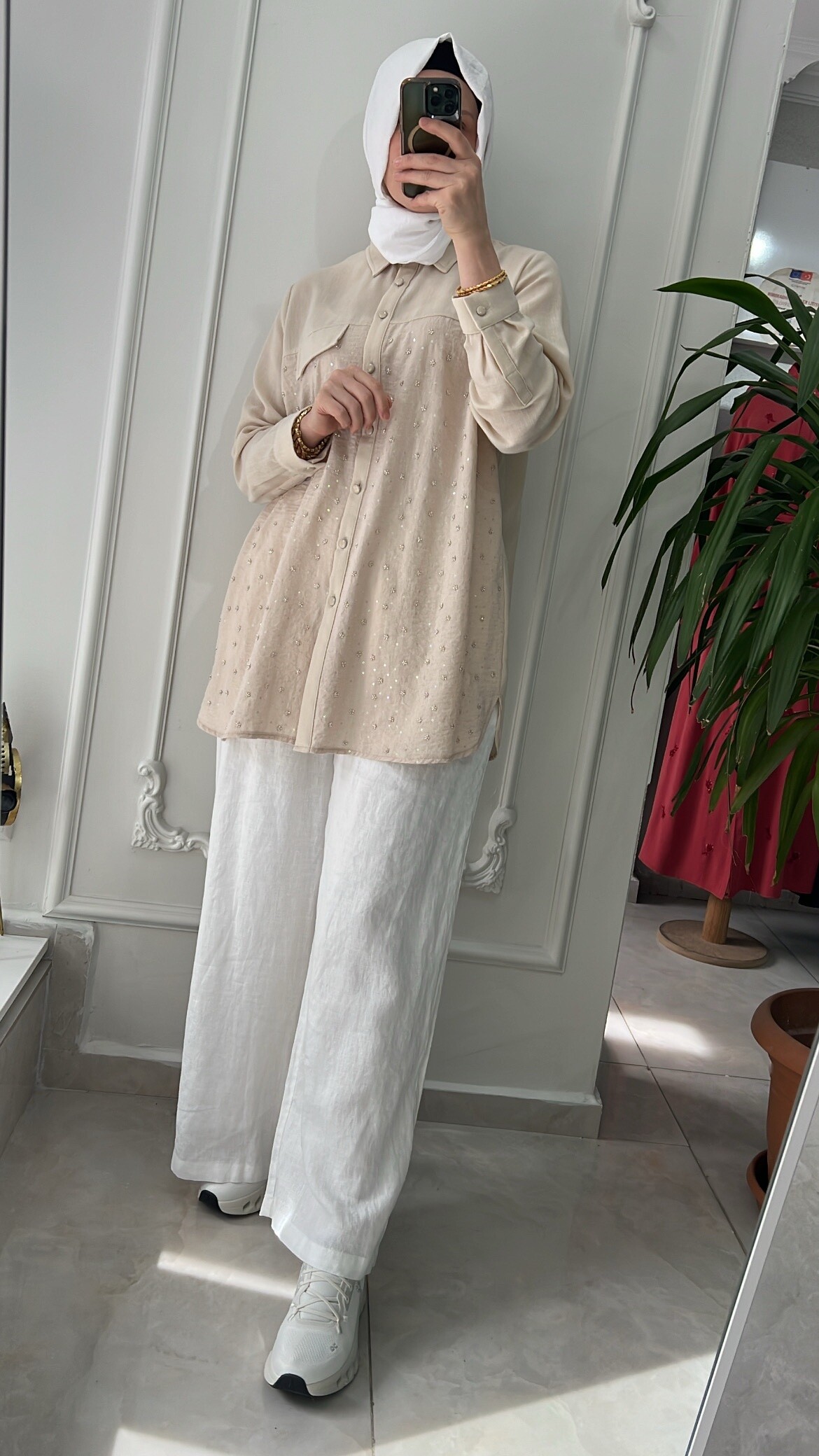 Fuat gürşen keten gömlek