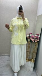 Ghisa payetli gömlek