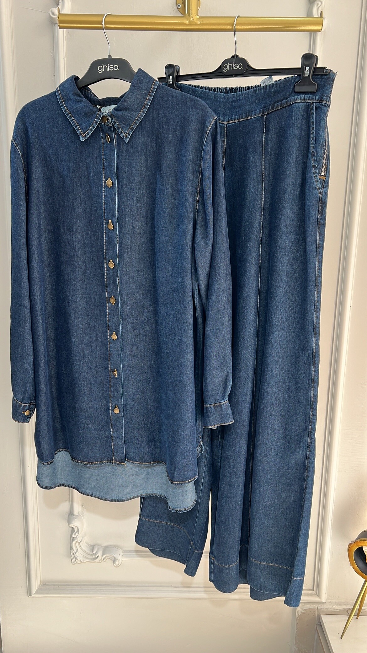Denim kot takım