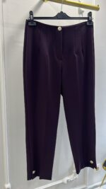 Sentez paça düğmeli pantolon