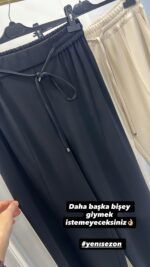 Sentez nova örme nervüllü pantolon