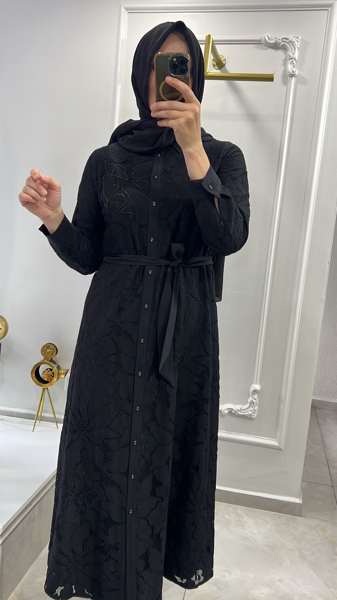 Fuat gürşen dantel elbise